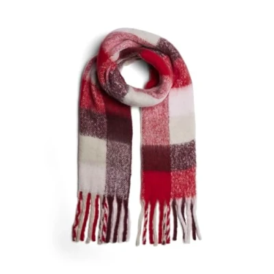 Afbeelding van PIECES Sjaal Bea Rood one size