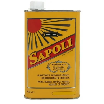 Afbeelding van SAPOLI BOENWAS KLEURLOOS VLOEIBAAR 500 ML ERES 38205 Voor hout oppervlakten
