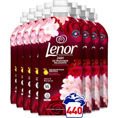 Afbeelding van Lenor Wasverzachter Jasmijn &amp; Rose de Mai 8 x 55 Wasbeurten