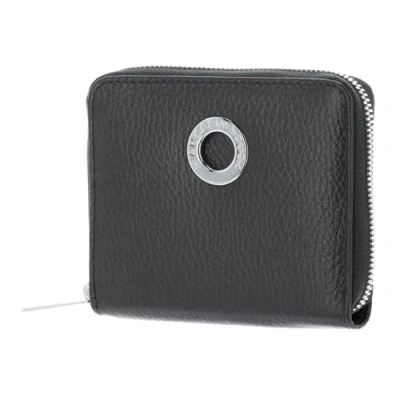 Afbeelding van MANDARINA DUCK Leren Utensil zak Mellow Lux Pouch Graphite Donkergrijs