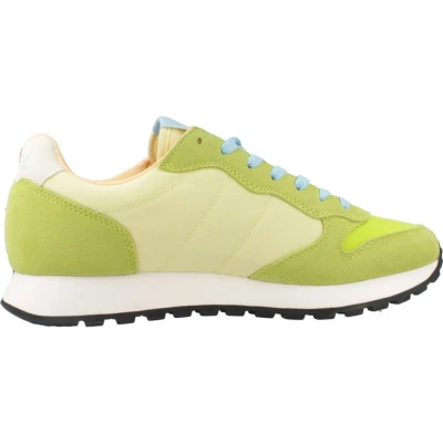 Afbeelding van Sun68 Sneakers laag, Heren, Maat: 44, Giallo Leer en textiel