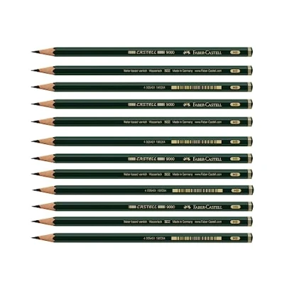 Afbeelding van Faber Castell 205047 9000 potloden, hardheid HB, 12 stuks