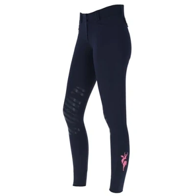 Afbeelding van Covalliero Rijbroek Janne x PinkRibbon Dark Navy 36