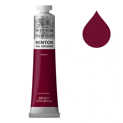 Image de Winsor &amp; Newton Winton peinture à l&#039;huile (200 ml) 380 magenta