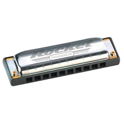 Afbeelding van Hohner Rocket C kunststof kam Diatonische mondharmonica onderhoudsarm perfect voor starters en gevorderen blues