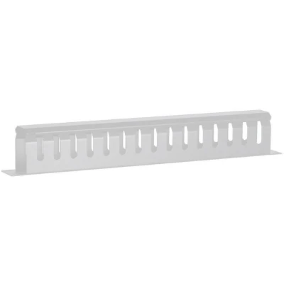Afbeelding van DSIT 19 inch kabelgoot met afdekplaat 1U wit