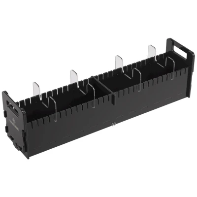 Afbeelding van Kaarten&#039; Rail 500+ Deck Box Kaartopslag met dubbele huls voor maximaal 500 kaarten in standaardformaat Hoogwaardige acryl kaartspelorganizer 4 scheidingswanden