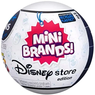 Afbeelding van ZURU Mini Brands Disney Store Edition série 1 5 figuur Echte Miniaturen uit de Speelgoedwinkel 2 ballen + gratis sphères