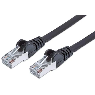 Afbeelding van PremiumCord Patchkabel CAT6a S FTP, RJ45 RJ45, AWG 26/7 10 m, kleur: zwart