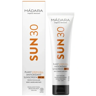 Afbeelding van MÁDARA Plant Stem Cell Antioxidant Sunscreen SPF 30 Crème 100ml
