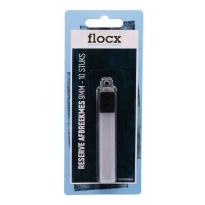 Afbeelding van Flocx Reservemes Normaal 9MM 10st Schildersbenodigdheden