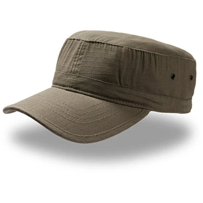Afbeelding van noTrash2003 Urban Military Havana katoenen militaire pet, Olijf