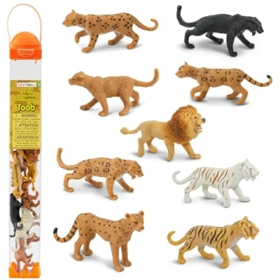Afbeelding van Speelfigurenset Big Cats Junior 9 delig