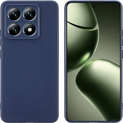 Afbeelding van imoshion Hoesje Geschikt voor Xiaomi 14T Siliconen Color Backcover Donkerblauw