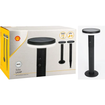 Afbeelding van Shell Solar Buitenlamp LED Zonne Energie Zwart