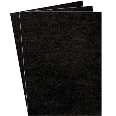 Afbeelding van Fellowes Omslag voor A4 binding, ledernerf, 250 g/m², FSC 100% recyclebaar, 100 stuks