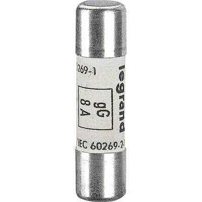 Afbeelding van Legrand 013308 Cilinderzekering 8 A 500 V/AC 1 stuk(s)
