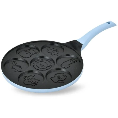 Afbeelding van Maestro Patelnia naleśnikowa 26cm MR 1222 C CUTE, Pan + steelpan, Zwart, Blauw
