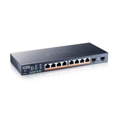 Image de Zyxel XMG1915 Series 10EP Commutateur géré, cloud NebulaFLEX L3 Lite intelligent 8 x 100/1000/2.5G (PoE++) + 2 Gigabit SFP / 10 SFP+ Montable sur rack PoE++ (130 W)