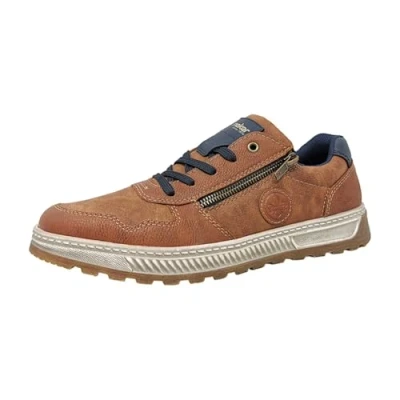 Afbeelding van Rieker Sneakers bruin Synthetisch Maat 43