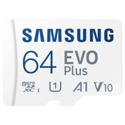 Afbeelding van Samsung Evo plus MicroSD SDXC U1 Class 10 geheugenkaart A1 64GB 130MB/s adapter 2021