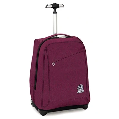 Afbeelding van Invicta Benin II gerecyclede trolley, één maat, Aubergine, Trolley