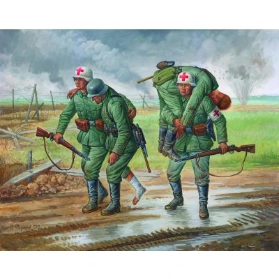 Afbeelding van Zvezda German Medical Personnel 1941 43 (Zve6143) modelbouwsets, hobbybouwspeelgoed voor kinderen, modelverf en accessoires