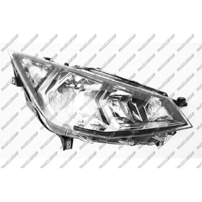 Afbeelding van PRASCO ST0394903 Koplampen Links H7/H7 Met daglicht regelmotor voor LWR SEAT: IBIZA 5
