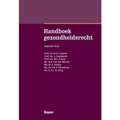 Afbeelding van Handboek gezondheidsrecht