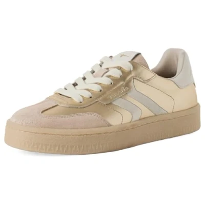 Afbeelding van Tamaris Sneakers laag, Dames, Maat: 42, Lt gold comb Schoenen