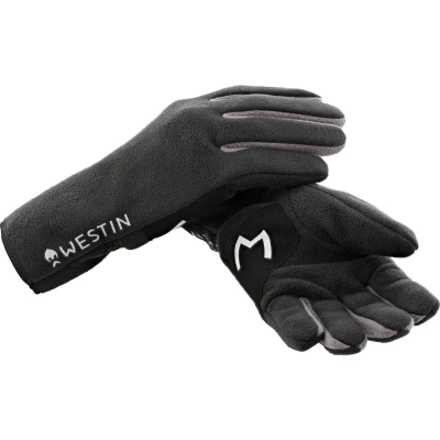 Afbeelding van Westin Full Fleece Gloves Carbon Black Vishandschoenen L Vis handschoenen