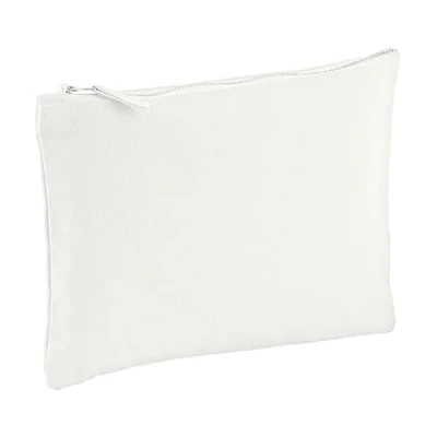 Afbeelding van Westford Mill Canvas Accessory Pouch WM530 Off White M (22,5 x 16 cm)