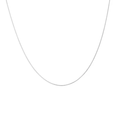 Afbeelding van Lucardi Ketting silvercoloured, Dames, Maat: 45, Silver/coloured