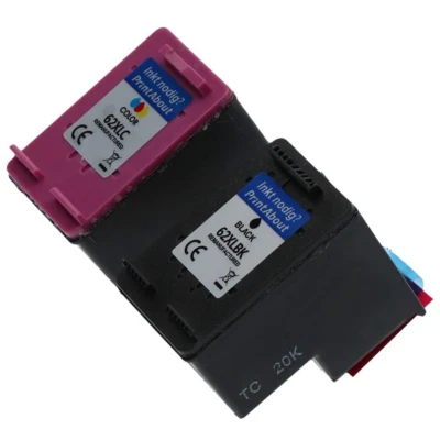 Afbeelding van Huismerk HP 62XL (N9J71AE) Inktcartridge Zwart + 3 kleuren Voordeelbundel