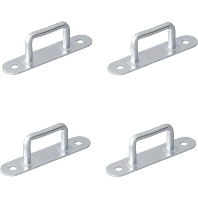 Afbeelding van Pro Plus Zeilring Zeiloog Staal Rechthoekig 20 x 27 mm 4 stuks