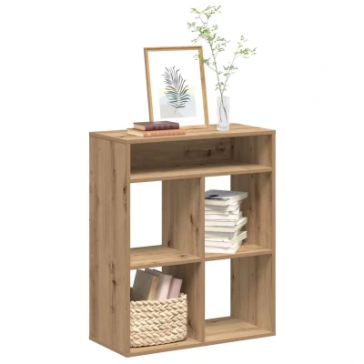 Afbeelding van vidaXL Boekenkast 66x31x80 cm bewerkt hout artisanaal eikenkleur