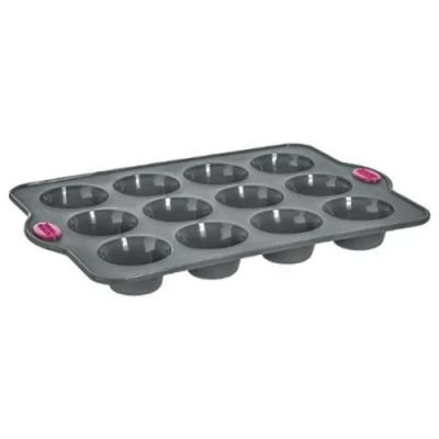 Image de moule à pâtisserie plaque 12 muffins silicone luxe 135283