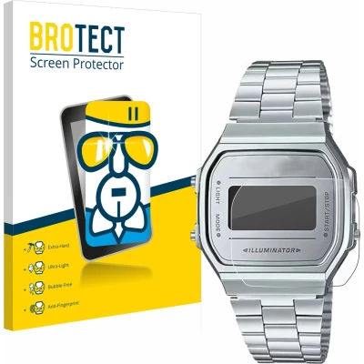 Afbeelding van BROTECT Screenprotector voor Casio A168WEM 7EF Folie Beschermfolie Beschermglas transparant