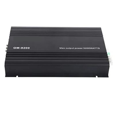 Afbeelding van auto ereo versterker, 5200 W vermogensversterker o 4 kanalen 12 V zwart aluminiumlegering hifi versterker systeem
