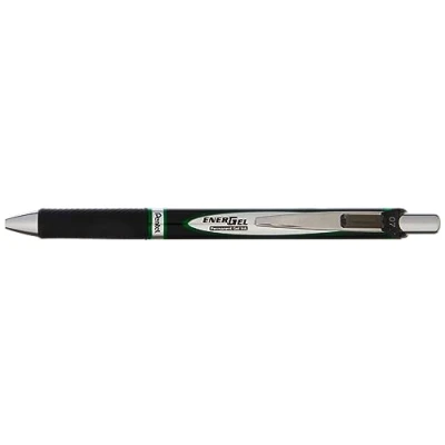 Image de Pentel BLP77 DX Energel Document avec mécanisme à pression, encre imperméable et résistante la lumière, indélébile selon norme ISO 27668 2, 1 pièce, vert