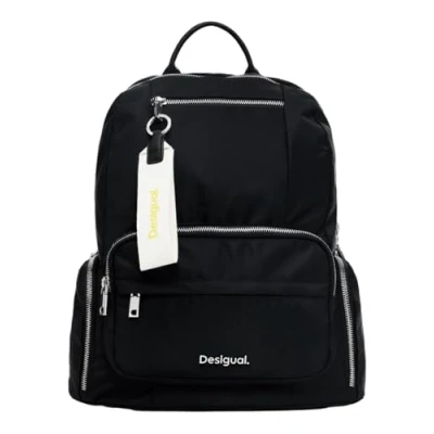 Afbeelding van Desigual Accessories Nylon Rugzak Medium Damesrugzak (1 stuk), zwart., Accessoires Maat M