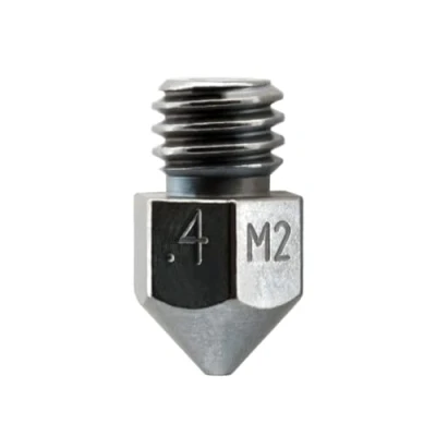 Afbeelding van micro Swiss mondstuk MK8 High Speed stee 0,4 mm M2 Hardened Steel Nozzle M2500 04