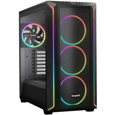 Image de be quiet! SHADOW BASE 800 FX Midi tour ATX étendu panneau latéral fenêtré (verre trempé) pas d&#039;alimentation (ATX / PS/2) noir USB/Audio