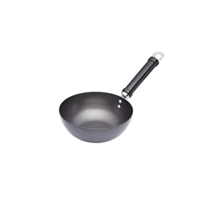 Afbeelding van Oriental Wokpan, 20 CM, Carbonstaal, Non Stick KitchenCraft World of Flavours
