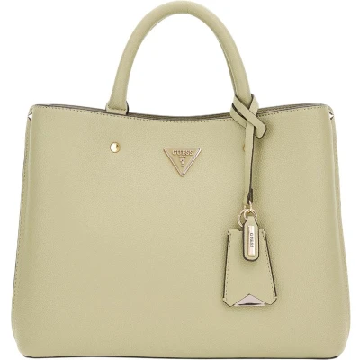 Afbeelding van Guess Meridian Girlfriend Satchel dames Handtas Sage Green One Size