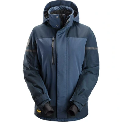 Afbeelding van Snickers 1177 AllroundWork, Waterdichte Geïsoleerde Dameswerkjas Donker Blauw/Blauw