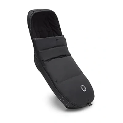 Afbeelding van Bugaboo Winter Performance Voetenzak, Must Have Kinderwagen Accessoire Met Kap, Schoenenschild en Tweeweg Rits in Midnight Black
