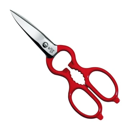 Afbeelding van ZWILLING Multifunctionele schaar, Totale lengte: 20 cm, Bladen: 9 Roestvrij staal, Rood Synthetisch Handvat, Kitchen Shears serie