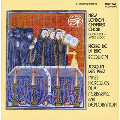 Afbeelding van New London Chamber Choir, James Wood De La Rue: Requiem/Despres: Missa (CD)