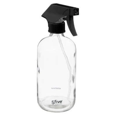 Afbeelding van 5Five Plantenspuit met een inhoud van 450 ml glas transparant verstuiver kop 21 cm